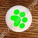 DOGS CANINE GREEN PAW PRINT DOG DRAWER PULLS KNOBS DOGS CANINE GREEN PAW PRINT DOG DRAWER PULLS KNOBS