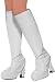 Women's White 60s Go Go Costume Boot Tops