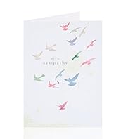 Sympathy Birds Greetings Card