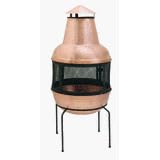 Well Traveled Living MMICP004-BH Copper Chimenea Fireplace