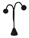 SSWBasics Black Velvet Earring Tree Display - 25 Included