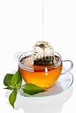 IMAGE OF Wallmonkeys Peel and Stick Wall Decals - Cup of Tea with Teabag (concept) - 72