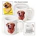3pc. Luxury Dog Set German Shepherd (3DOG-GS-CSB) Category: Warm Beverage Glassware