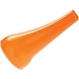 Loc-Line Vacuum Hose Component, Acetal Copolymer, Tapered Oval Nozzle, 2-1/2" Hose ID