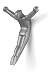 Kikkerland Stretching Man Wall Hook