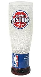 Detroit Pistons Crystal Pilsner Glass - Basketball Sports Merchandise