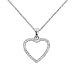 14k Choice of White or Yellow Gold Diamond Heart Pendant (1/5 cttw, I-J color, I2-I3 Clarity)