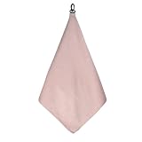 Baby Pink Tri Fold Microfiber Golf Towel by BeeJo