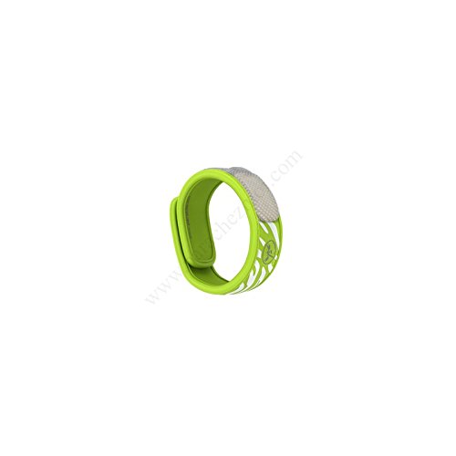 PARAKITO BRACELET ANTI-MOUSTIQUE NATUREL Zebra (1 bracelet + 2 plaquettes-recharges)