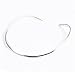 STERLING SILVER CHOKERS 2mm