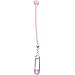 Pretty Pink Safety Pin Pregnant Belly Ring