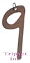 Metal Home D�cor Rustic Door Numbers - Nine