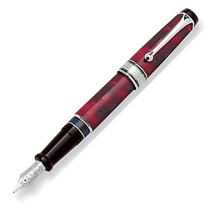 Aurora Pens Optima Auroloide Fountain Pens Blue, Green, or Burgundy