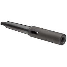 Chicago Latrobe 100E High-Speed Steel Extension Socket For Morse Taper Shank Tool, Uncoated (Bright) Finish, MT1 Inside to MT2 Outside, Overall Length 6-3/16"