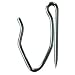 JR Products 81545 Stainless Steel Drape Hook - Pack of 14