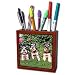   - Dogs Schnauzer - Schnauzer - Tile Pen Holders-5 inch tile pen holder