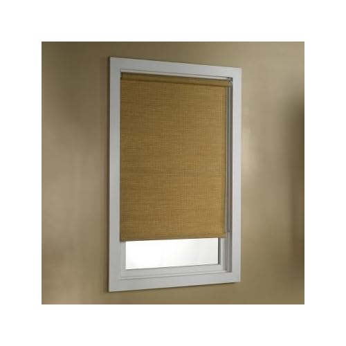  Green Mountain Vista Deluxe Woven Cane Paper Roller Shade 72 by 84