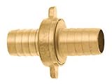 Wassertechnik 571750 3/3 Messing Schlauchverschraubung 1/2 x 3/4T&uuml;llex Innengewinde
