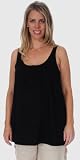 Women's Lauren Kiyomi Slub Button Tank (Maternity) - More Colors Available, M, Black