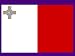 A4 Malta / Maltese National Flag Cake Topper Decoration on Rice Paper
