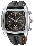 Seiko #SNAB05 Men's Leather Strap Sports Chronograph Alarm Watch