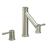 Moen T913BN Level Two-Handle High Arc Roman Tub Faucet without Valve, Brushed Nickel