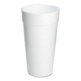 Dart Foam Hot Cups, 20 Ounces, 500 Per Carton