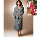Bath & Body Works Sweetest Softest Robe on Earth - Color: GRAY / GREY, Size Large/ XL - Luxurious Plush Microfiber Spa Apparel