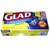 GLAD LAWN BAGS - 39 GALLON Size: 12X12 CT