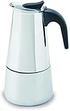 IMUSA USA Stainless Steel 4-Cup Coffeemaker, Silver