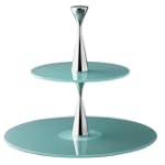 Nambé Karma 2-Tier, 14-inch Serving Stand