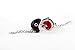 YUONUO Super Mario Handcraft Piranha Black Ball Biting You Ears Handmade Personality Creative Earring