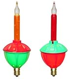 Bubble Light Christmas Holiday Light Bulb Replacement 2 Pack