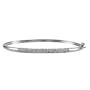 14k White Gold Pave Diamond Bangle Bracelet (1/2 cttw, H-I Color, I1-I2 Clarity)