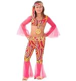 Groovy Hippie Fancy Dress Costume (child size) - Large