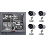 Search : Mace MSP-17BQ 17-inch Black & White Quad Infrared System with 4 Cameras