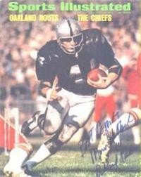 Marv Hubbard Autographed/Hand Signed Sports Illustrated Magazine (Oakland Raiders)