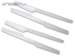 31gPii73SyL Clear Draganflyer RC Helicopter Nylon Injected Rotor Set   4 Transparent Blades   Virtually Indestructible