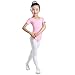 Shouhengda Baby Girls Gymnastics Leotards Short Sleeve Dance Wear Clothes