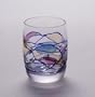 Set Of Six (6) MILANO Romanian Crystal SHOT GLASS Cobalt Blue/Stained Glass Pattern BARWARE