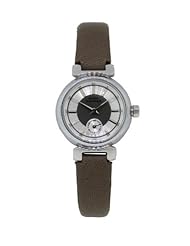 Hush Puppies HP.3027L.2521 Womens Petite Round Analog Stainless Steel Mud Leather Watch
