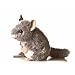 PLUSH CHINCHILLA STUFFED TOY 8"