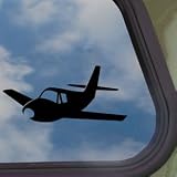 Airplane Black Decal Truck Bumper Window Vinyl Sticker 