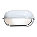 Access Lighting 20291-WH/FST Nauticus - 8.25" 9W One Light Outdoor Bulkhead Wall Mount, Choose Lamping Option: A-19 E-26 Incandescent