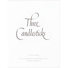 8205 Three Candelsticks No3 White Pad