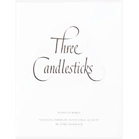 8205 Three Candelsticks No3 White Pad