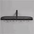 36 x 9 x 11.25 Graphite Wall Pot Rack w/12 Hooks