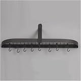 36 x 9 x 11.25 Graphite Wall Pot Rack w/12 Hooks