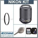 Nikon 55-200mm f/4-5.6G ED-IF AF-S DX VR (Vibration Reduction) Autofocus Le ....