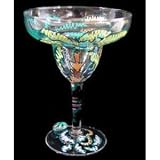 Party Palms Design - Hand Painted - Margarita - 9 oz.